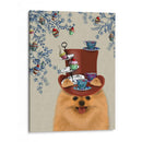 Pomeranian Milliners Dog - Fab Funky | Cuadro decorativo de Canvas Lab