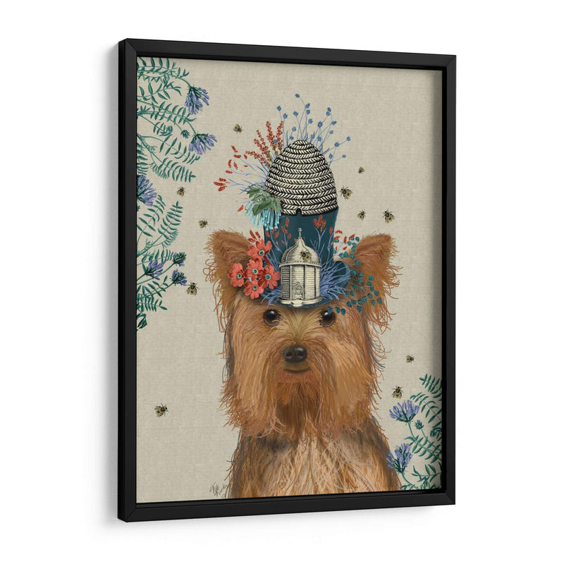 Yorkshire Terrier Milliners Dog - Fab Funky | Cuadro decorativo de Canvas Lab