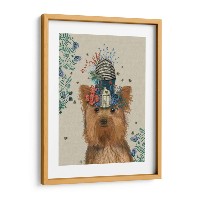 Yorkshire Terrier Milliners Dog - Fab Funky | Cuadro decorativo de Canvas Lab