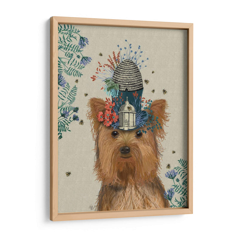 Yorkshire Terrier Milliners Dog - Fab Funky | Cuadro decorativo de Canvas Lab