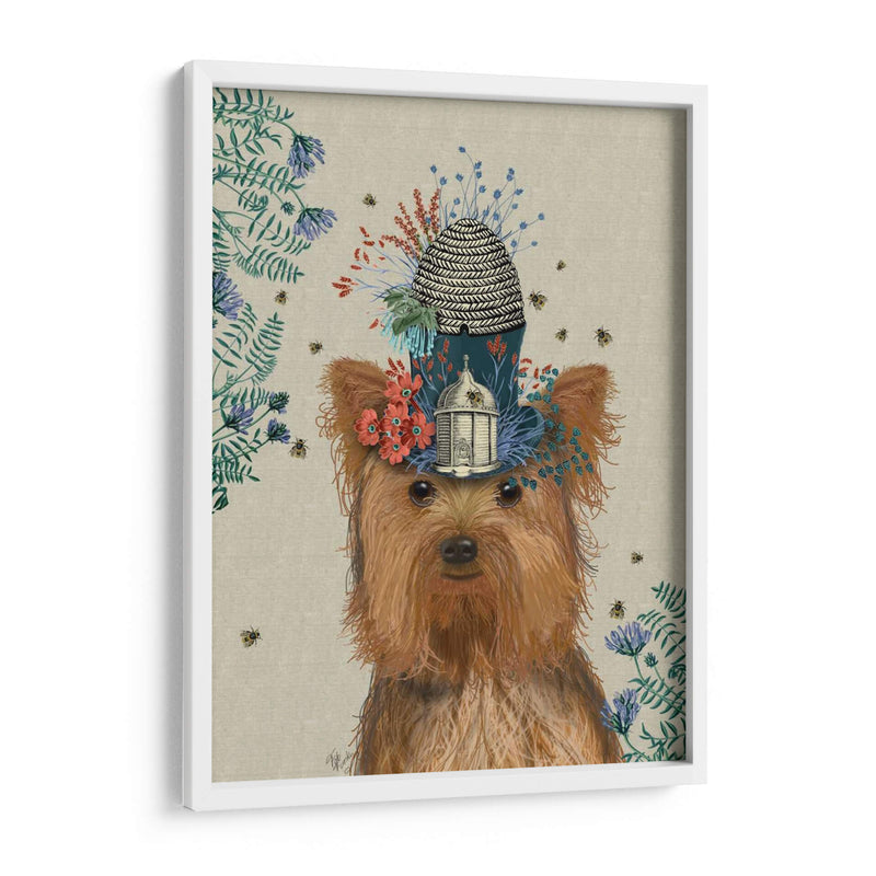 Yorkshire Terrier Milliners Dog - Fab Funky | Cuadro decorativo de Canvas Lab