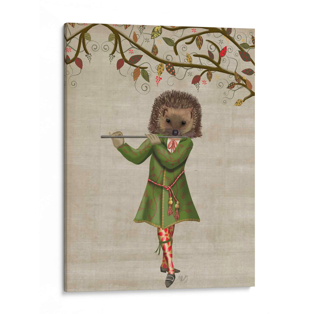 Hedgehog Minstrel - Fab Funky | Cuadro decorativo de Canvas Lab