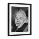 Albert Einstein sacando la lengua | Cuadro decorativo de Canvas Lab