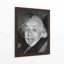 Albert Einstein sacando la lengua | Cuadro decorativo de Canvas Lab