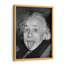 Albert Einstein sacando la lengua | Cuadro decorativo de Canvas Lab