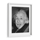 Albert Einstein sacando la lengua | Cuadro decorativo de Canvas Lab