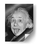 Albert Einstein sacando la lengua | Cuadro decorativo de Canvas Lab