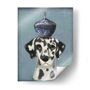 Dalmático Con Jarrón Azul - Fab Funky | Cuadro decorativo de Canvas Lab