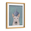 Bull Terrier Inglés Con Jarrón Azul - Fab Funky | Cuadro decorativo de Canvas Lab