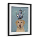 Labrador Con Tetera - Fab Funky | Cuadro decorativo de Canvas Lab