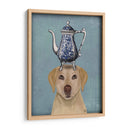 Labrador Con Tetera - Fab Funky | Cuadro decorativo de Canvas Lab