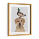 Labrador Y Pato - Fab Funky | Cuadro decorativo de Canvas Lab