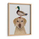 Labrador Y Pato - Fab Funky | Cuadro decorativo de Canvas Lab