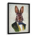 Conejo En Chaqueta Verde - Fab Funky | Cuadro decorativo de Canvas Lab