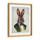 Conejo En Chaqueta Verde - Fab Funky | Cuadro decorativo de Canvas Lab