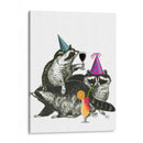 Fiesta De Mapache - Fab Funky | Cuadro decorativo de Canvas Lab