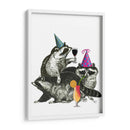 Fiesta De Mapache - Fab Funky | Cuadro decorativo de Canvas Lab