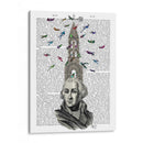 Hombre Con La Torre De Aves - Fab Funky | Cuadro decorativo de Canvas Lab
