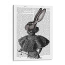 Conejo Con Cuello De Pluma - Fab Funky | Cuadro decorativo de Canvas Lab