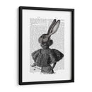 Conejo Con Cuello De Pluma - Fab Funky | Cuadro decorativo de Canvas Lab