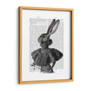 Conejo Con Cuello De Pluma - Fab Funky | Cuadro decorativo de Canvas Lab