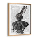 Conejo Con Cuello De Pluma - Fab Funky | Cuadro decorativo de Canvas Lab