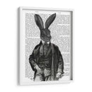 Conejo Victoriano Gent - Fab Funky | Cuadro decorativo de Canvas Lab