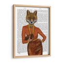 Fox En Naranja, Retrato - Fab Funky | Cuadro decorativo de Canvas Lab