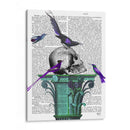 Cráneo En Plinto - Fab Funky | Cuadro decorativo de Canvas Lab