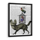 Zorro Con Pájaros - Fab Funky | Cuadro decorativo de Canvas Lab