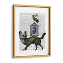 Zorro Con Pájaros - Fab Funky | Cuadro decorativo de Canvas Lab