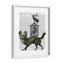 Zorro Con Pájaros - Fab Funky | Cuadro decorativo de Canvas Lab