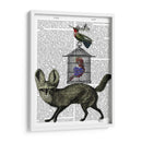 Zorro Con Pájaros - Fab Funky | Cuadro decorativo de Canvas Lab