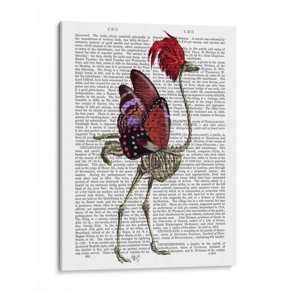 Ostrich Skeleton - Fab Funky | Cuadro decorativo de Canvas Lab