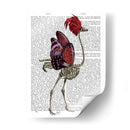 Ostrich Skeleton - Fab Funky | Cuadro decorativo de Canvas Lab