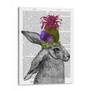 Conejo, Tocado De Frutas. - Fab Funky | Cuadro decorativo de Canvas Lab