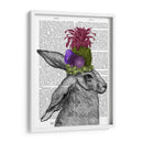 Conejo, Tocado De Frutas. - Fab Funky | Cuadro decorativo de Canvas Lab