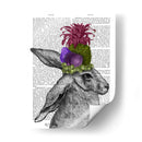 Conejo, Tocado De Frutas. - Fab Funky | Cuadro decorativo de Canvas Lab