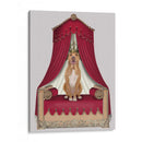 Pit Pull En Trono Rojo - Fab Funky | Cuadro decorativo de Canvas Lab