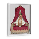 Pit Pull En Trono Rojo - Fab Funky | Cuadro decorativo de Canvas Lab