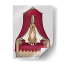 Pit Pull En Trono Rojo - Fab Funky | Cuadro decorativo de Canvas Lab