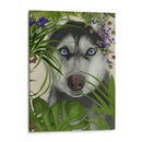 Husky Tropical - Fab Funky | Cuadro decorativo de Canvas Lab