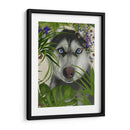 Husky Tropical - Fab Funky | Cuadro decorativo de Canvas Lab