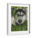 Husky Tropical - Fab Funky | Cuadro decorativo de Canvas Lab