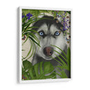 Husky Tropical - Fab Funky | Cuadro decorativo de Canvas Lab