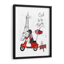 Dachshund En París - Fab Funky | Cuadro decorativo de Canvas Lab