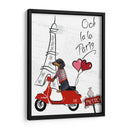 Dachshund En París - Fab Funky | Cuadro decorativo de Canvas Lab