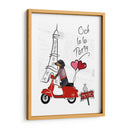 Dachshund En París - Fab Funky | Cuadro decorativo de Canvas Lab