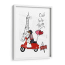 Dachshund En París - Fab Funky | Cuadro decorativo de Canvas Lab