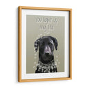 Labrador Negro, Te Iluminas - Fab Funky | Cuadro decorativo de Canvas Lab